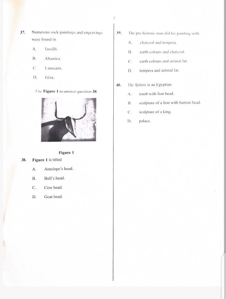 Answer Sheet  - Image 4
