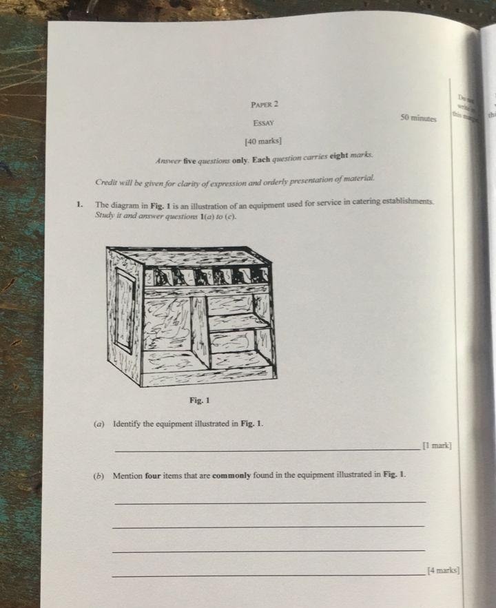 Answer Sheet  - Image 1