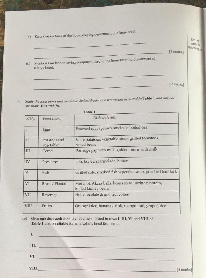 Answer Sheet  - Image 2
