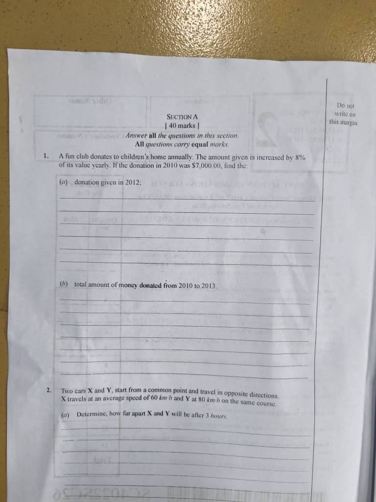 Answer Sheet THEORY  - Image 9
